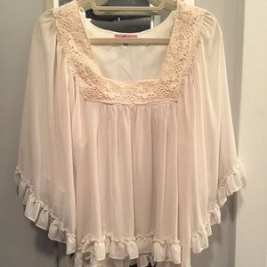 Paprika ASOS cream blouse